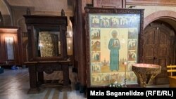 Икона Матроны Московской с изображением Иосифа Сталина, 10 января