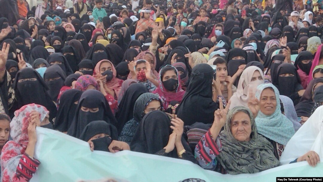 په ګوادر کې د ښځو مظاهره 