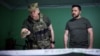 Галоўнакамандуючы Ўзброенымі сіламі Ўкраіны Аляксандар Сырскі і прэзыдэнт Украіны Ўладзімір Зяленскі. Архіўнае фота 