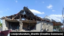 Руйнування в селі Богуславка в Харківській області внаслідок російського обстрілу, фото ілюстративне