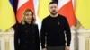 Президент України Володимир Зеленський і прем’єр-міністр Італії Джорджа Мелоні. Київ, 24 лютого 2024 року