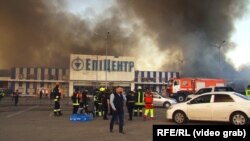 Гіпермаркет «Епіцентр» після удару, 25 травня 2024 року