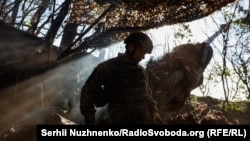 Артилеристи 148-ої ОАБр ЗСУ на позиціях у Донецькій області, 20 квітня 2024 року