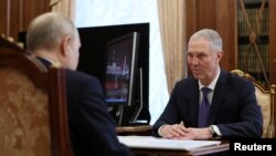 Володимир Сальдо та Володимир Путін