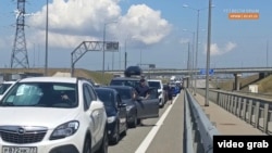 Пробка, Керченский мост 