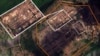 Супутникове фото Planet labs. Ймовірний польовий табір на території військової частини №61732 в селі Цель Осиповицького району Могильовської області Білорусі