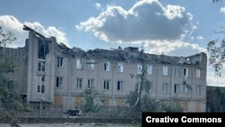 Наслідки обстрілів у Бериславі на Херсонщині, жовтень 2023 року