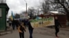 Протест проти російської окупації в Новотроїцьому на Херсонщині, весна 2022 року