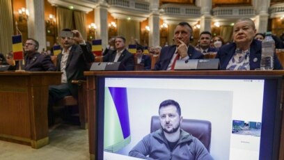 Discurs Volodimir Zelenski în Parlamentul României