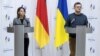 Міністр закордонних справ України Дмитро Кулеба і керівник МЗС Німеччини Анналена Бербок. Київ, 10 вересня 2022 року