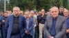 На переднем плане Александр Анкваб (справа) и Бадра Гунба