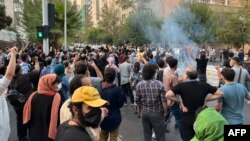 صحنهای از اعتراضات در ایران