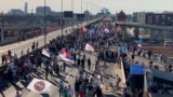 Bridge blockades in Beograd