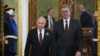 Razgovor ruskog predsednika Vladimira Putina i njegovog srpskog kolege Aleksandra Vučića u Moskvi, Rusija, 9. maja 2025.