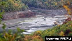 Висохло Ізобільненське водосховище поблизу Сімферополя. 25 жовтня 2020 року
