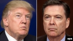 Дональд Трамп (Л) і Джеймс Комі (комбіноване фото)