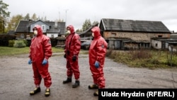 На 4-дзённых вучэньнях Міністэрства ўнутраных спраў Літвы на выпадак надзвычайнага здарэньня на Астравецкай АЭС, 2 кастрычніка 2019