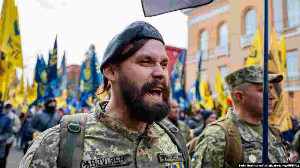 В акції брали участь праві й праворадикальні організації, зокрема: ВО «Свобода», «Правий сектор», «Національний корпус»