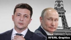 Володимир Зеленський і Володимир Путін. Ілюстрація