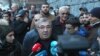 Armenia -- Businessman Ruben Hayrapetian speaks to journalists after being released by police, Yerevan, February 4, 2020.