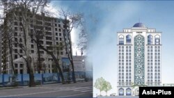 Строительство гостиницы "Исмоили Сомони" растянулось на многие годы