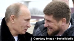 Володимир Путін (Л) і Рамзан Кадирова