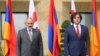 Հայաստանի և Վրաստանի վարչապետները, դիմավորման պաշտոնական արարողություն Թբիլիսիում, 16-ը սեպտեմբերի, 2024թ.