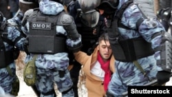 Акция протеста в Москве