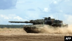 Литовсько-німецькі військові навчання Griffin Storm на полігоні генерала Сільвестраса Жукаускаса в Пабраде, Литва, червень 2023 року