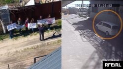 До організації мітингу під будинком громадського активіста Віталія Шабуніна може бути причетна СБУ, мовиться в розслідуванні програми «Схеми»