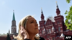 Fransiýanyň “Front National” (FN) partiýasynyň başlygy Marine Le Pen.
