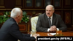 Анатоль Сівак і Аляксандар Лукашэнка
