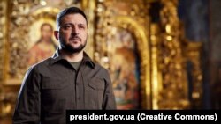 Украин президенти Владимир Зеленский. Киев. 23-апрель, 2022-жыл.