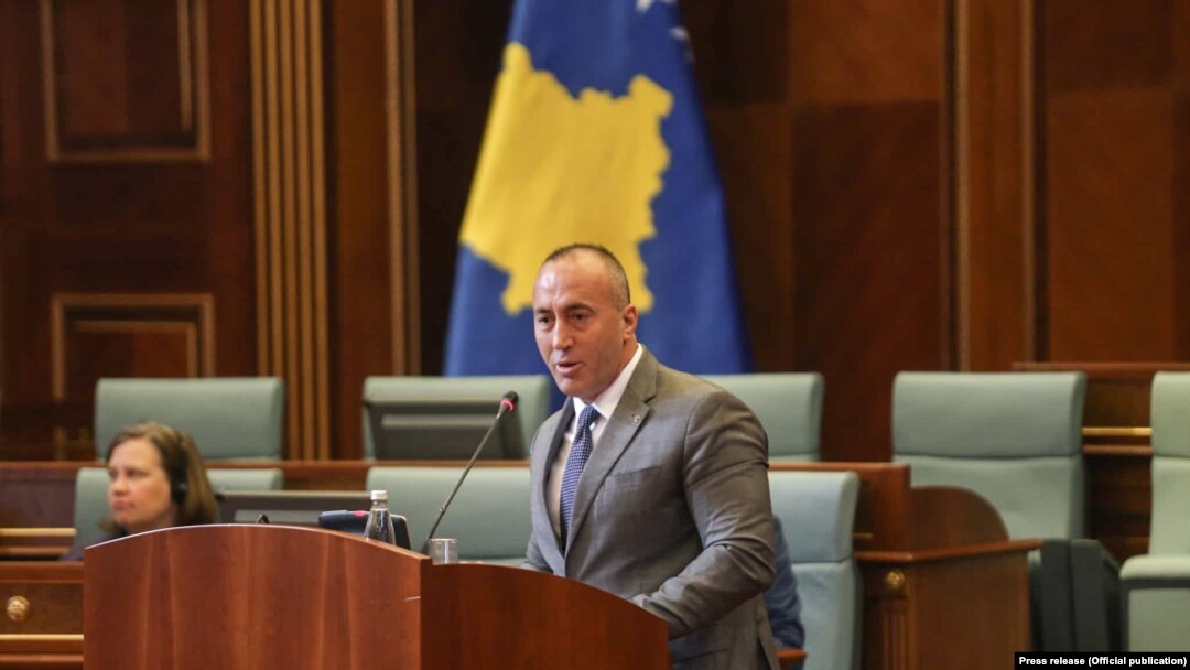 Ramuš Haradinaj na sednici Skupštine Kosova