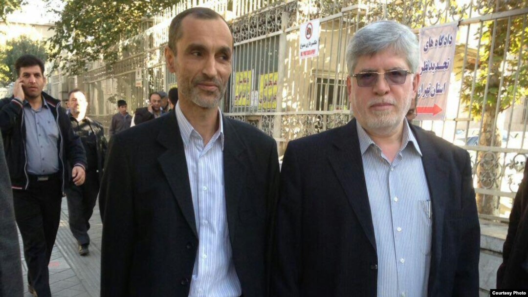 حمید بقایی (سمت چپ) و علی اکبر جوانفکر (سمت راست).