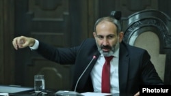 Armenia - Prime Minister Nikol Pashinian holds a news conference in Yerevan, 20 July 2018.