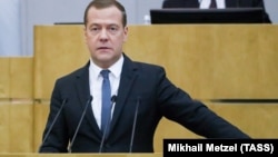 Премьер-министра России Дмитрий Медведев 