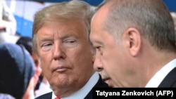 Дональд Трамп менен Режеп Тайып Эрдоган. 