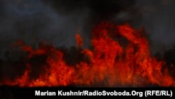 Пожежа у Полтавській області, квітень 2019 року