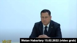 Agajan Bekmyradow. Türkmenistanyň "Altyn Asyr" telekanalyndan alnan surat