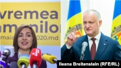  Președinta Maia Sandu și liderul PSRM, Igor Dodon