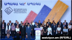 «Քաղաքացիական պայմանագրի» հանրահավաքը Երևանի Հանրապետության հրապարակում, 21 հունիսի, 2021թ. 