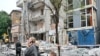 Последствия одного из предварительных ударов по Киеву, май 2025 года