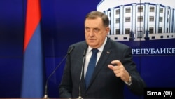 Predsjednik Republike Srpske na pres-konferenciji u Banjaluci, BiH, januar 2025.
