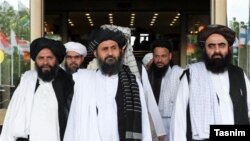 «Талибан» кыймылынын өкүлдөрү. (16-сентябрь, 2016-жыл, Тегеран шаары. Архивдик сүрөт).